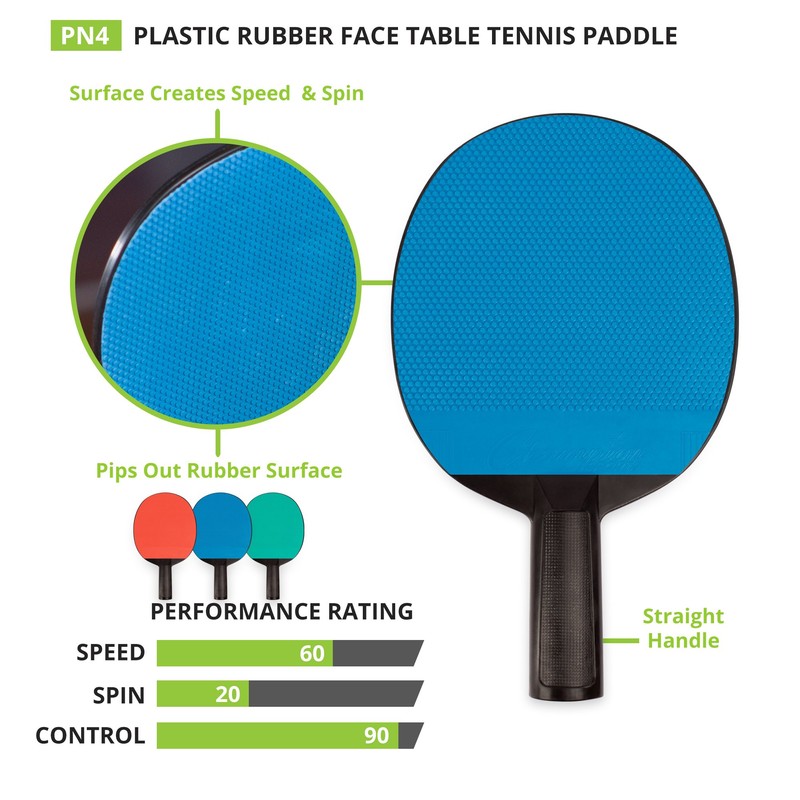 Champion Sports PN4 Table Tennis Paddle,Small