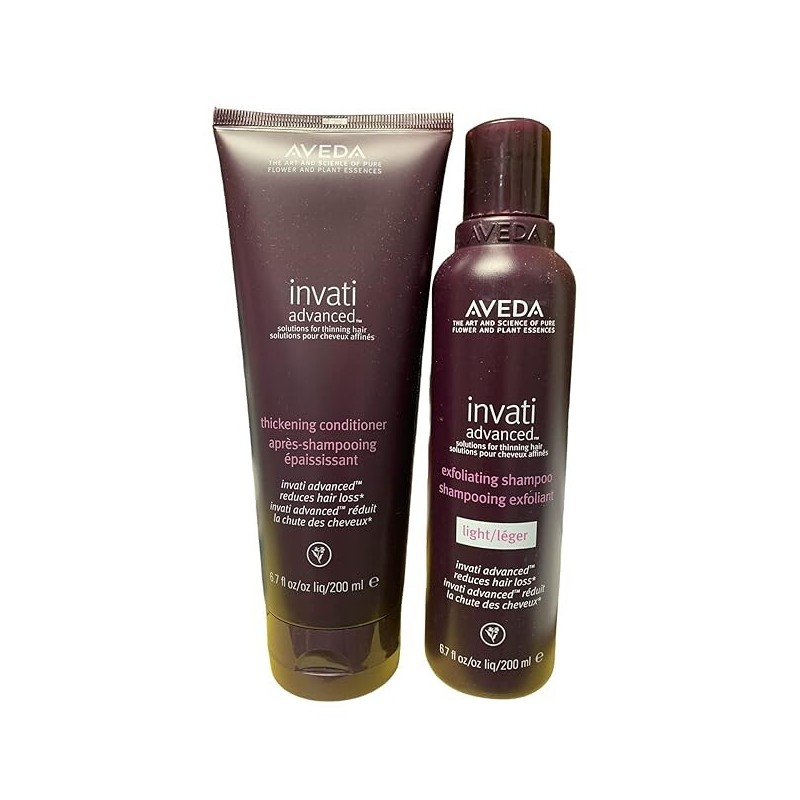 Aveda Invati Advanced Exfoliating Light Shampoo and Thickening Conditioner Set