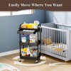 EaseSky Rolling Utility Cart with Drawer 3 Tier, Utility Storage