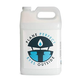 Plane Perfect Eyes Outside Plastic and Glass Windshield Cleaner for Aviation, Auto, Motorcycle, and Marine Acrylic Lexan Lucite Plexiglass LCD Cleaner (1 Gallon)