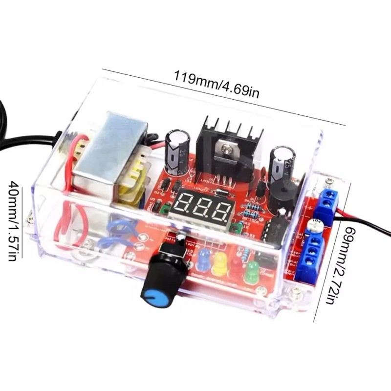 Kit Fuente De Voltaje Regulable 1.25v A 12v Para Armar