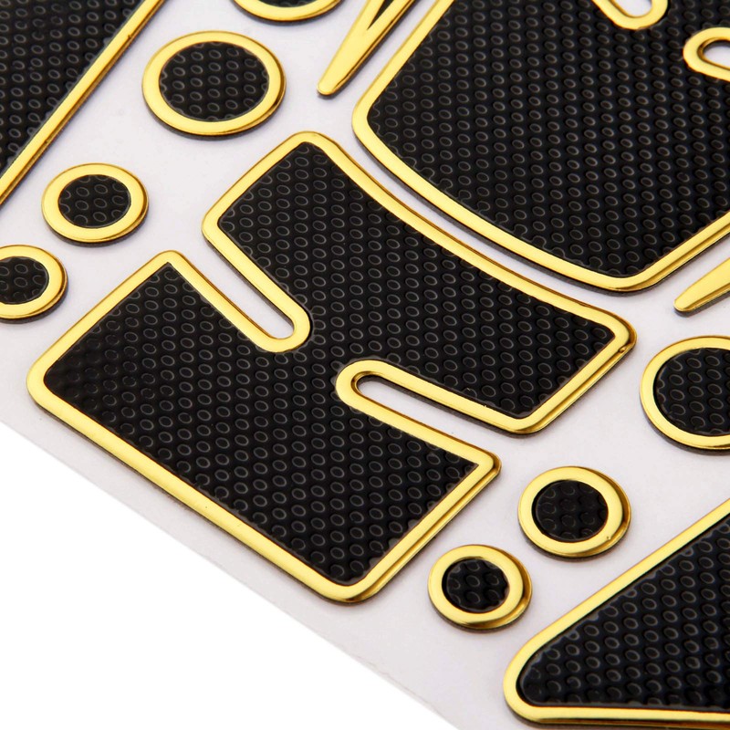 Mtsooning 3D Gas Tank Pad Sticker Replacement for Honda Yamaha