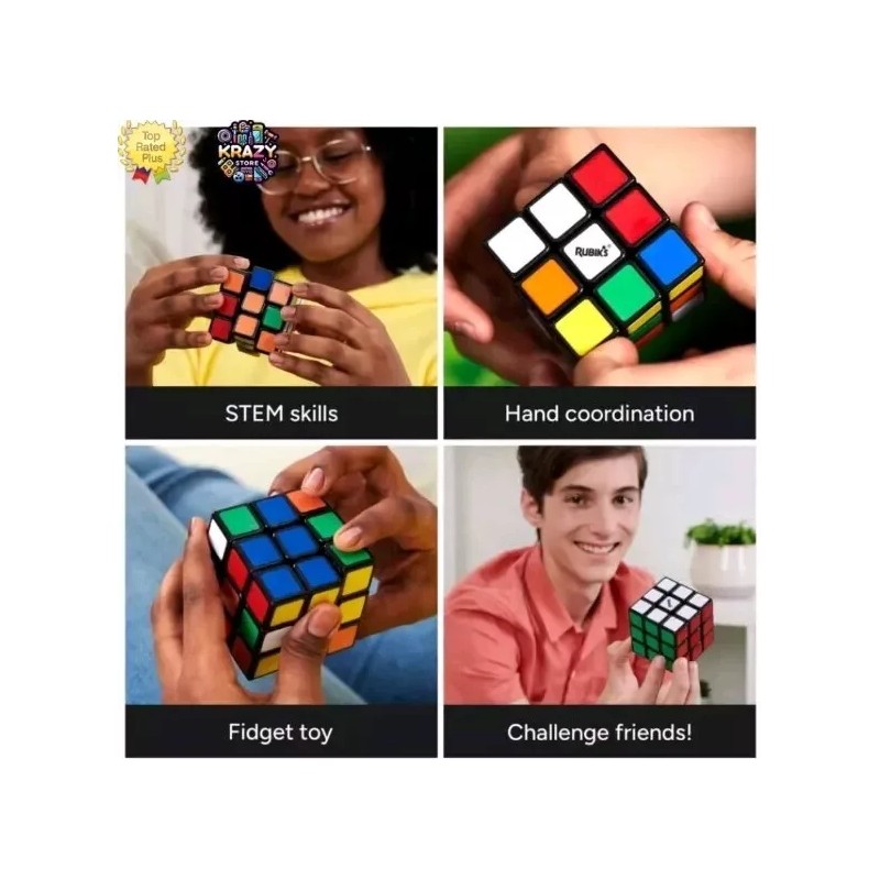 Spin Master Ltd Soft Foam Rubik’s Cube - Squishy 3x3