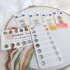Maker Susan 10 Pack Embroidery Thread Organizer Cards, Embroidery Floss