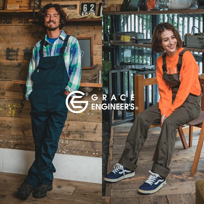 Overalls GE-157 Escape Product Coverage, Work Clothes, Stylish, Men's, Women's,