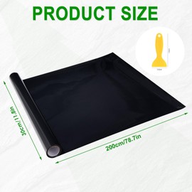 IONPSHG Black Aquarium Background Static Cling Self Adhensive Black Fish Tank Background Aquarium Backdrop Sticker Fish Tank Poster Aquarium Wallpaper for Aquarium Decoration and Fish Coloring