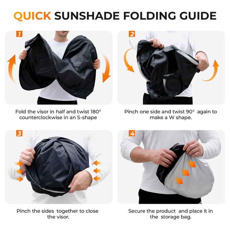 [2026 Upgraded] DooGooCoo Windshield Sun Shade for Honda Pilot 2016-2025