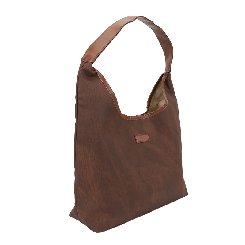 Shoulder Bag for Women Soft PU Leather Minimalistic Top Handle