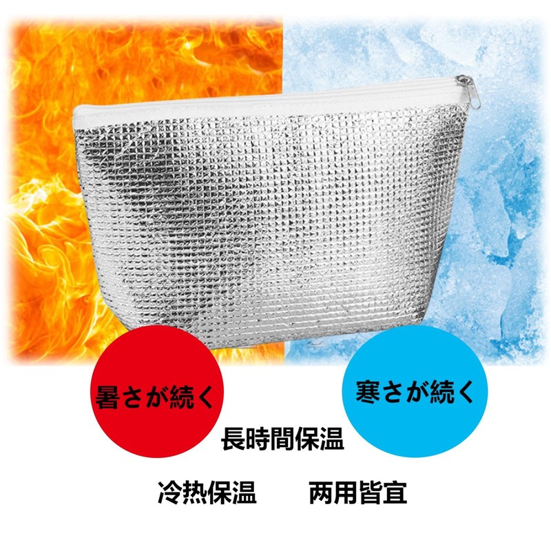Insulated Lunch Bag, Insulated Bag, Double-Sided Aluminum Material, Cold Retention,