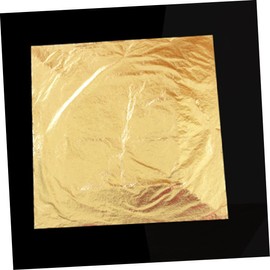 COLLBATH Imitation Gold Foil Paper 100pcs Foil Paper Decor for Wedding Home Adornment Supplies