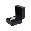 Bototack Watch Case, Single PU Leather Watch Display Box with