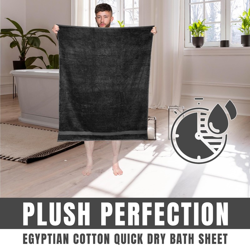 Towelogy Luxury Extra Large Bath Towels 90x140cm | 100% Egyptian
