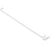 ACHIM Fantasia 18-28 inch Adjustable Width Single Curtain Rod for