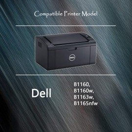 TG Imaging Compatible Toner Cartridge Replacement for Dell B1160W Toner 1160 B1160 B1163w B1165nfw 1165nfw 1163w 1160w B1165 Printer (331-7335, 4-Pack, Black)