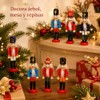 6 Adornos de Cascanueces de Navidad, Adornos para Árbol de