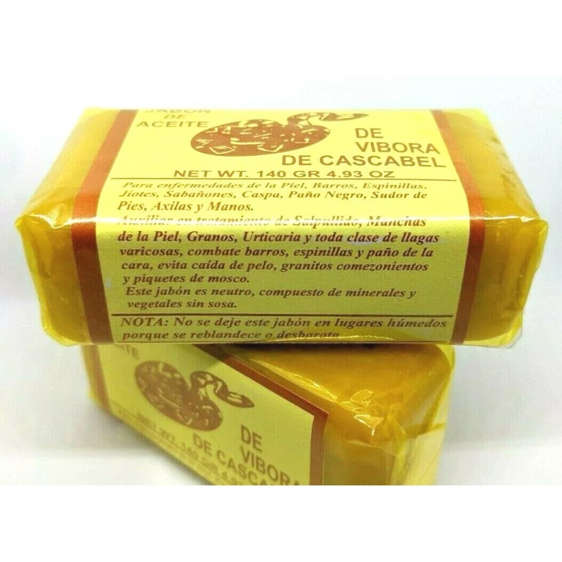 Mi Pais 2 Rattlesnake Soaps-2Jabon De Aceite De Vibora De