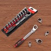 COTOUXKER Flex Head Ratcheting Wrench Set, 1/4 to 3/4 Inch