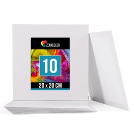 Zenacolor - Canvas Set - Canvas for Painting - Any Type of Canvas Painting - 100% Acid Free Cotton.