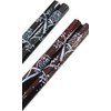 Couple Chopsticks Octagonal Owl Black Red Dishwasher Safe Design Paulownia