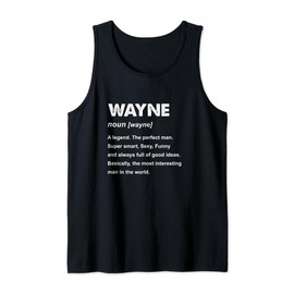 Wayne Name Tank Top