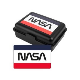 United Labels NASA Lunch Box with Divider, Black