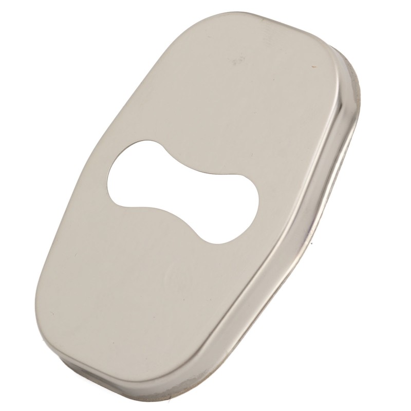 4PCS Door Lock Striker Cover Stainless Steel Strong Protection Replacement