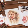 Shuttle Art 36 Skin Tone Colouring Pencils Set, Skin Colour