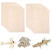 3DBUYER 10 Pcs Plywood Sheets 2mm x 300mm x 200mm