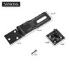 SANKINS 4-1/2" Swivel Staple Safety Hasps, Gate Door Hasp Latches