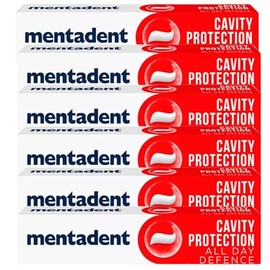 Mentadent Cavity Protection Toothpaste 75ml, Family Protection, 10x Stronger Teeth | with Fluoride and Calcium | All Day Defence | Click '𝗖𝘂𝘀𝘁𝗼𝗺𝗶𝘀𝗲 𝗡𝗼𝘄' to Make Your Bulk Buy!