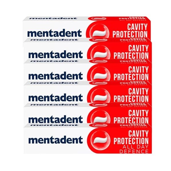 Mentadent Cavity Protection Toothpaste 75ml, Family Protection, 10x Stronger Teeth