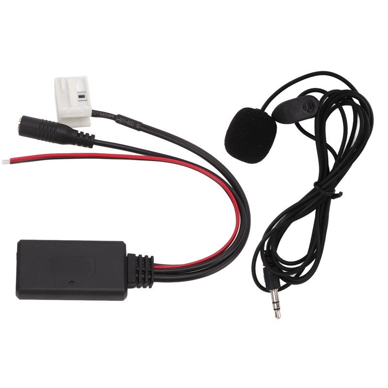 12 Pin AUX Adapter Hands Free Microphone Kit Wireless Bluetooth