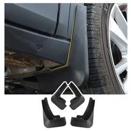 YEE PIN T Cross Mud Flaps Mudguard for V W T Cross 2018-2021 2022 2023 Accessories Splash Guard Front Rear Protection Mudguard with Mounting Screws (Pack of 4)