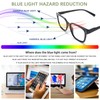 Ronecool 5 Pack Reading Glasses for Women Men Blue Light
