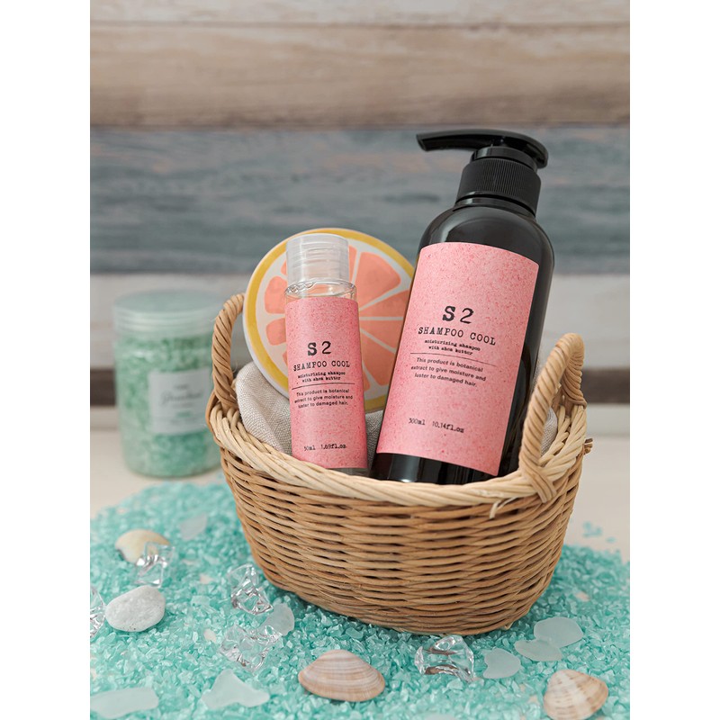 S-2 Shampoo High Moisturizing Amino Acid Shampoo with Shea Butter,