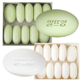 Alttrang Soap 10-Pack White Green Commercial Facial Cleansing Soap Alttrang Green 10-Pack