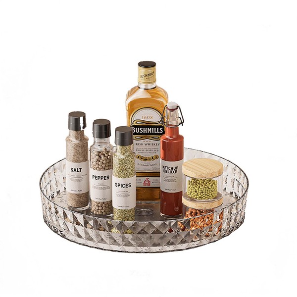 SVOCK Fridge Organiser, Turntable, Spice Carousel Rotating Kitchen Organiser, Rotating