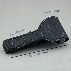 Haryali London Leather Double Sided Safety Razor Case / Travel Bag