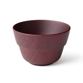 Kishu Lacquerware WF-457534 Kakuda Seibei Shoten Fuwari-1 Wooden Nano-Coat, Dishwasher Safe, Brown
