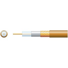 Mercury | High Definition Television Installation Cable | 100m Drum In Brown