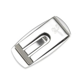 Ox & Bull Trading Co. Stainless Steel Inlaid Black Carbon Fiber Money Clip