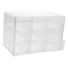 TEHAUX 9-grid Drawer Storage Bin Desk Organizer Storage Box for