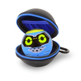 CASEMATIX Black Toy Case Compatible with Really Rad Robots Yakbot - Includes Case Only with Blue Interior