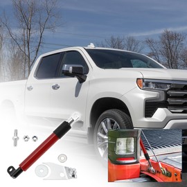 TUCKBOLD Tailgate Assist for GMC Sierra 1500/2500/3500 1999-2006 Tailgate Pickup Truck Lift Support Strut Red with Mounting Bracket 1 Set