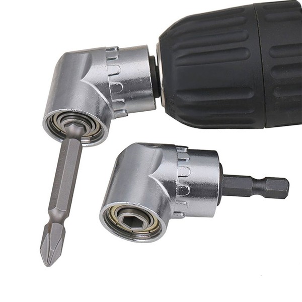 TIMESETL 105° Right Angle Drill Attachment, 1/4-inch Hex Shank Right