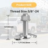 vandrabase 6 Pack L-Track Double Lug Threaded Stud Nut Fitting
