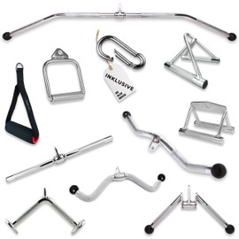 C.P. Sports one-hand handle / parallel handle / tricep handle / biceps triceps rod / lat pull rod / + 1 carabiner hook for bodybuilding crossfit strength training fitness training gym sports