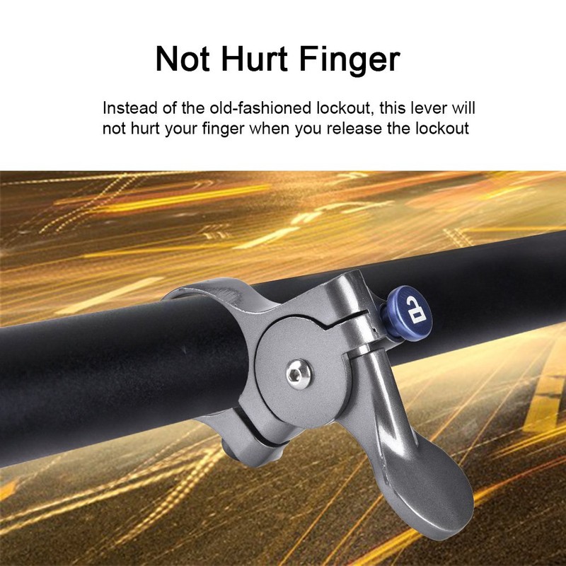 Alomejor Bicycle Remote Locking Lever Bicycle Spring Fork Remote Locking