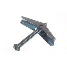 20 of Spring Wing Toggle Hollow Wall Mounting + Machine Screw M5 x 50 mm BZP