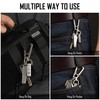 KeyUnity Titanium Carabiner KM16SW Keychain Men's with Keyring, High-Quality, Popular,